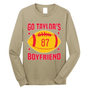 Go T.aylors Boyfriend Football Funny Go T.aylor's Boyfriend Long Sleeve Shirt