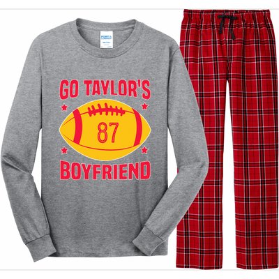 Go T.aylors Boyfriend Football Funny Go T.aylor's Boyfriend Long Sleeve Pajama Set