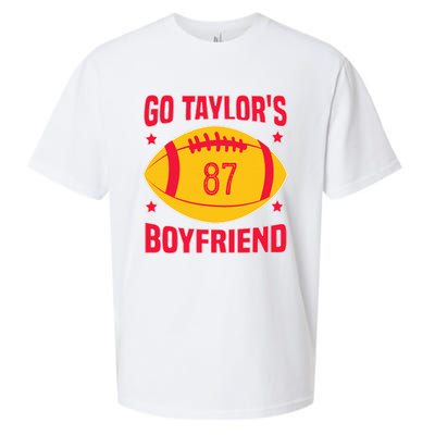 Go T.aylors Boyfriend Football Funny Go T.aylor's Boyfriend Sueded Cloud Jersey T-Shirt