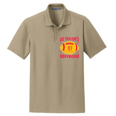 Go T.aylors Boyfriend Football Funny Go T.aylor's Boyfriend Dry Zone Grid Polo