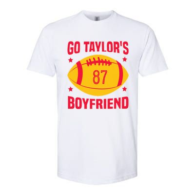 Go T.aylors Boyfriend Football Funny Go T.aylor's Boyfriend Softstyle CVC T-Shirt