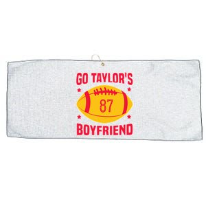 Go T.aylors Boyfriend Football Funny Go T.aylor's Boyfriend Large Microfiber Waffle Golf Towel