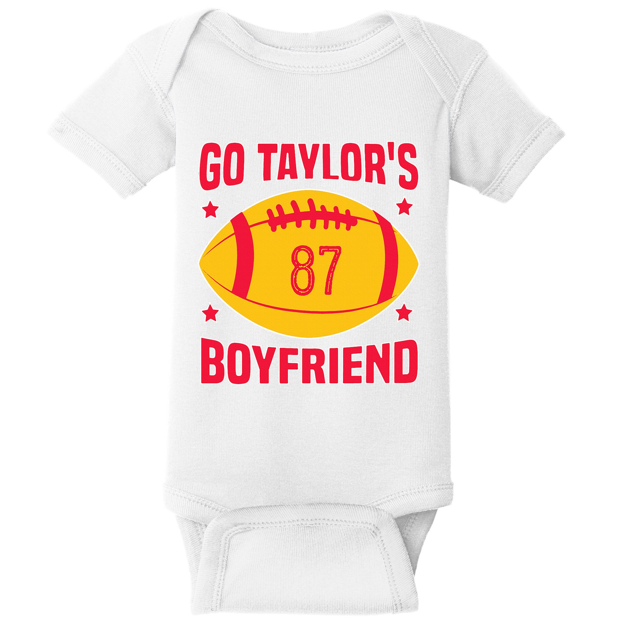 Go T.aylors Boyfriend Football Funny Go T.aylor's Boyfriend Baby Bodysuit