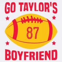 Go T.aylors Boyfriend Football Funny Go T.aylor's Boyfriend Golf Towel