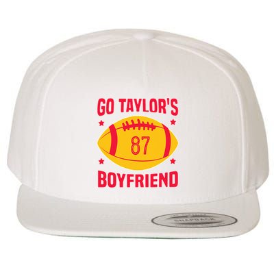 Go T.aylors Boyfriend Football Funny Go T.aylor's Boyfriend Wool Snapback Cap