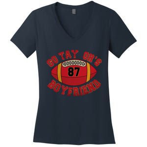 Go TaylorS BoyfriendGo TaylorS Bf Women's V-Neck T-Shirt