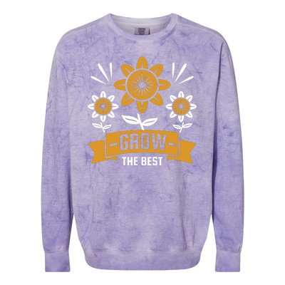 Grow The Best Colorblast Crewneck Sweatshirt