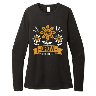 Grow The Best Womens CVC Long Sleeve Shirt