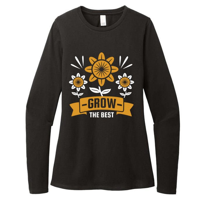 Grow The Best Womens CVC Long Sleeve Shirt