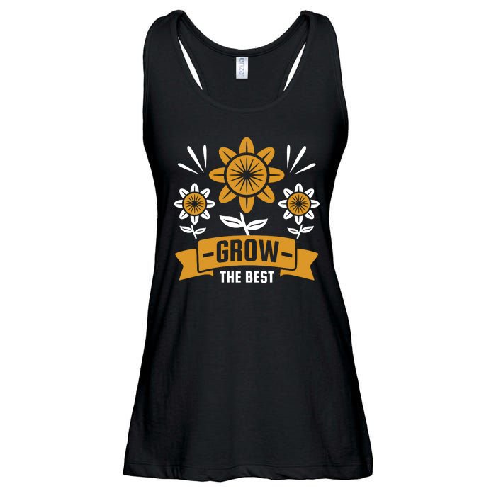 Grow The Best Ladies Essential Flowy Tank