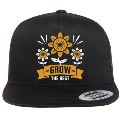 Grow The Best Flat Bill Trucker Hat