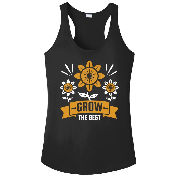 Grow The Best Ladies PosiCharge Competitor Racerback Tank