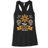 Grow The Best Women's Racerback Tank