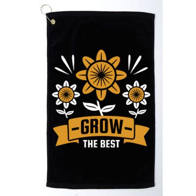 Grow The Best Platinum Collection Golf Towel