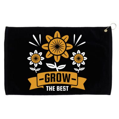 Grow The Best Grommeted Golf Towel