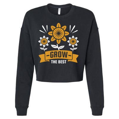 Grow The Best Cropped Pullover Crew