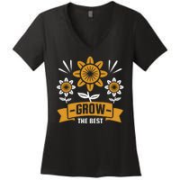 Grow The Best Women's V-Neck T-Shirt