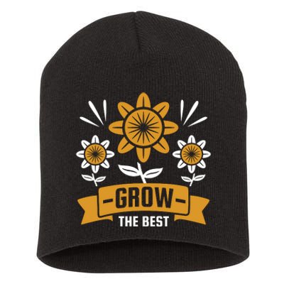 Grow The Best Short Acrylic Beanie