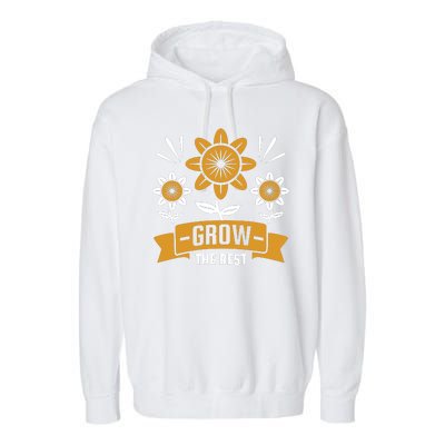 Grow The Best Garment-Dyed Fleece Hoodie