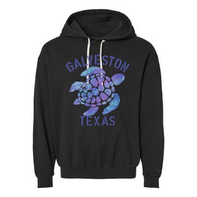 Galveston Tx Beach Design / Tribal Turtle Gift Cute Gift Garment-Dyed Fleece Hoodie