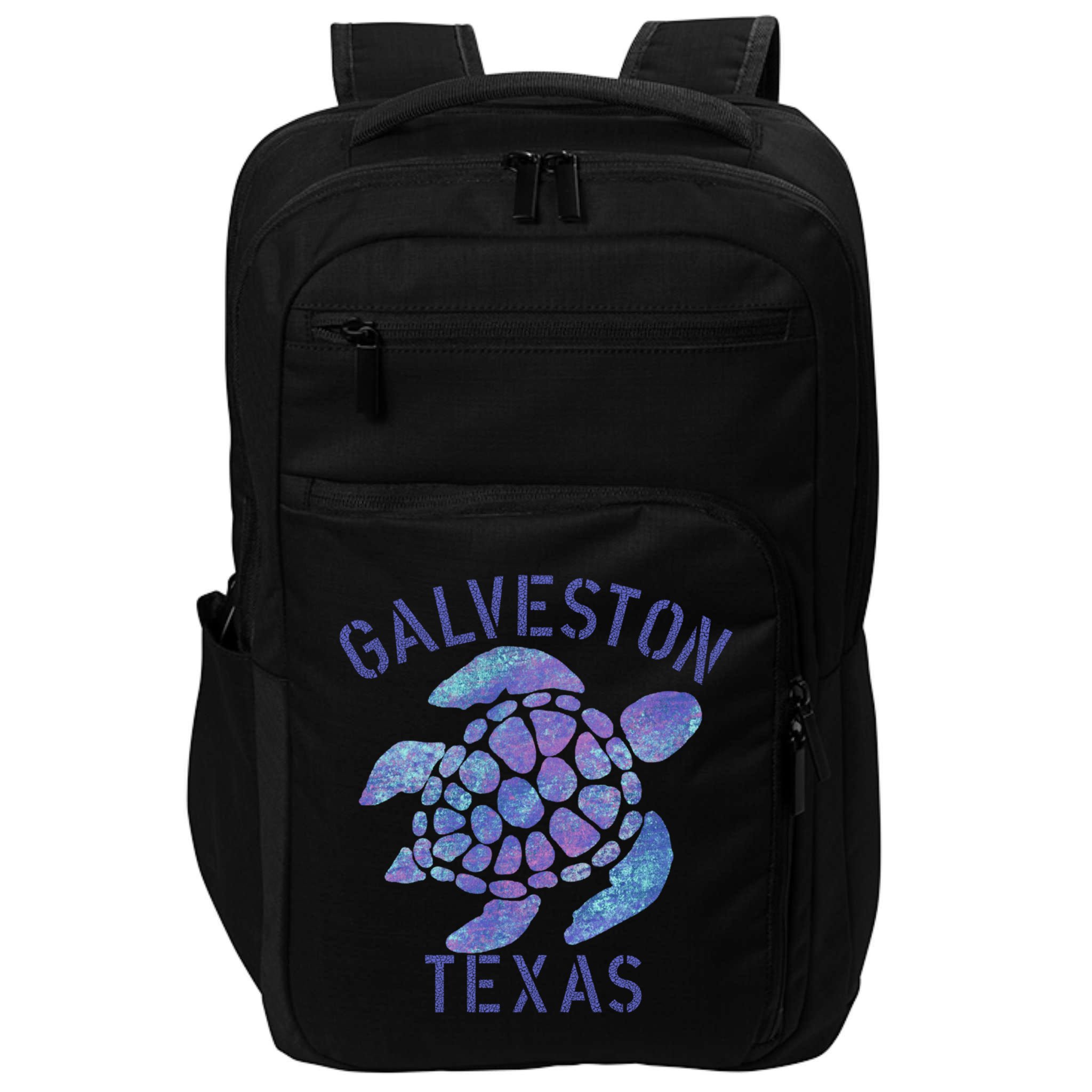 Galveston Tx Beach Design / Tribal Turtle Gift Cute Gift Impact Tech Backpack