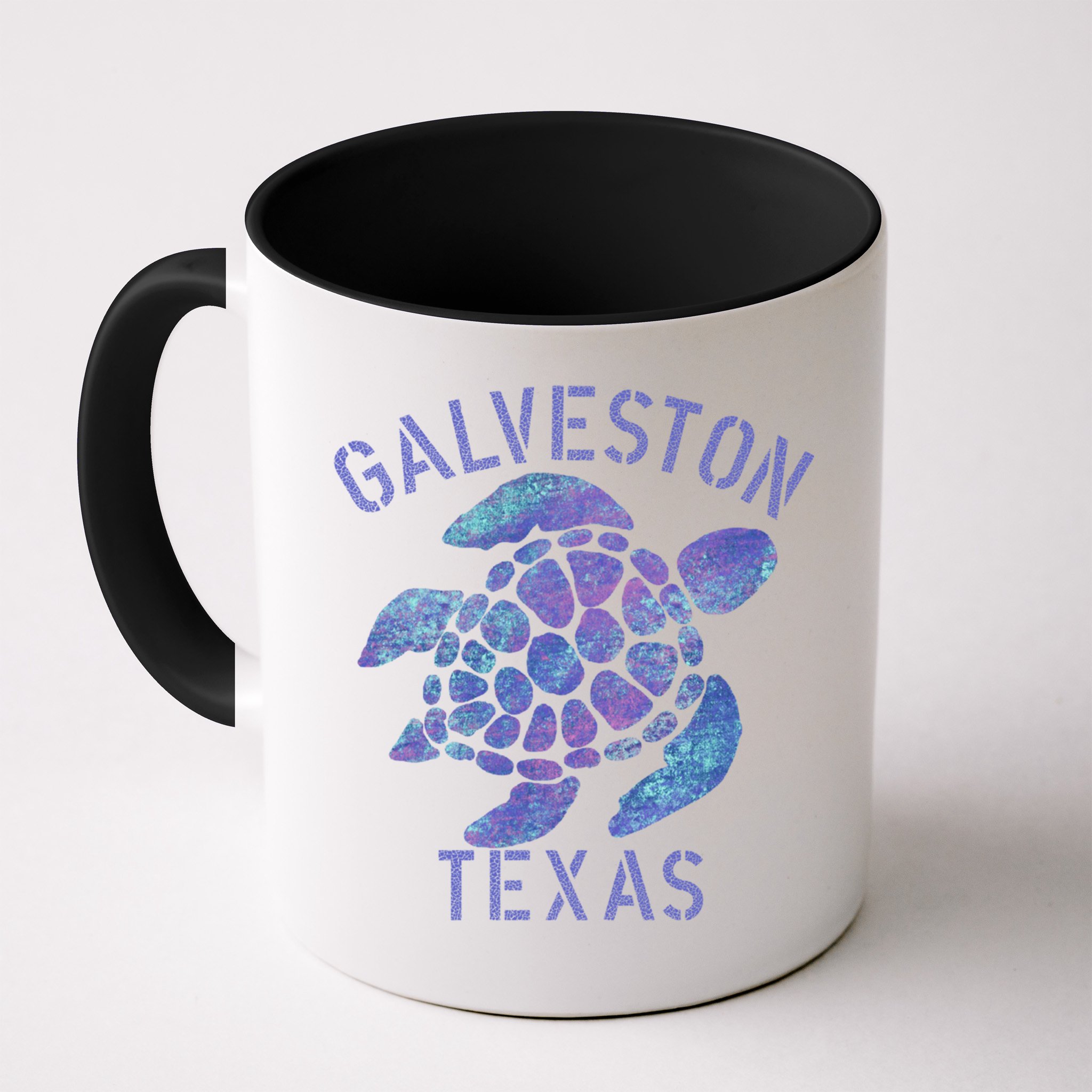 Galveston Tx Beach Design / Tribal Turtle Gift Cute Gift Mug
