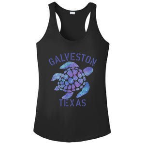 Galveston Tx Beach Design / Tribal Turtle Gift Cute Gift Ladies PosiCharge Competitor Racerback Tank