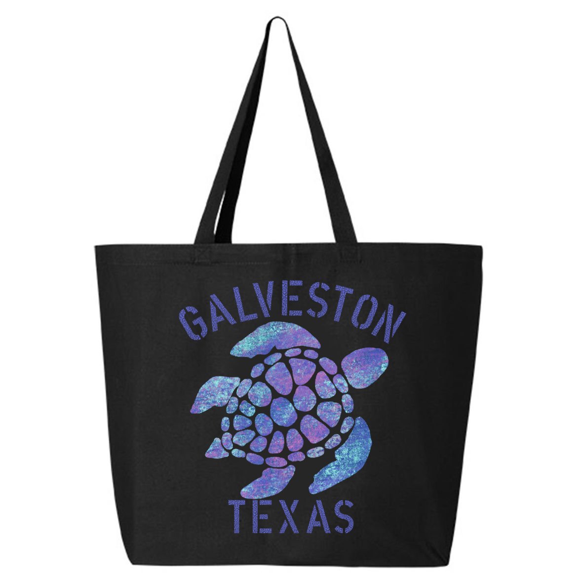 Galveston Tx Beach Design / Tribal Turtle Gift Cute Gift 25L Jumbo Tote