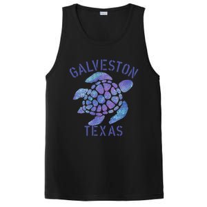 Galveston Tx Beach Design / Tribal Turtle Gift Cute Gift PosiCharge Competitor Tank