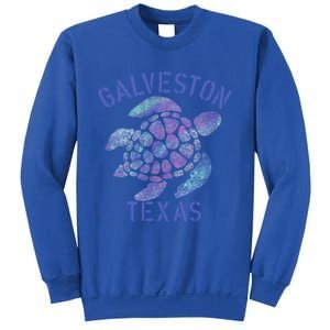 Galveston Tx Beach Design / Tribal Turtle Gift Cute Gift Sweatshirt