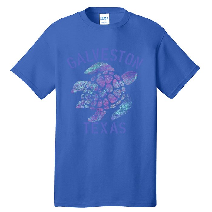 Galveston Tx Beach Design / Tribal Turtle Gift Cute Gift Tall T-Shirt