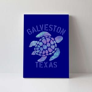 Galveston Tx Beach Design / Tribal Turtle Gift Cute Gift Canvas