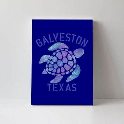 Galveston Tx Beach Design / Tribal Turtle Gift Cute Gift Canvas