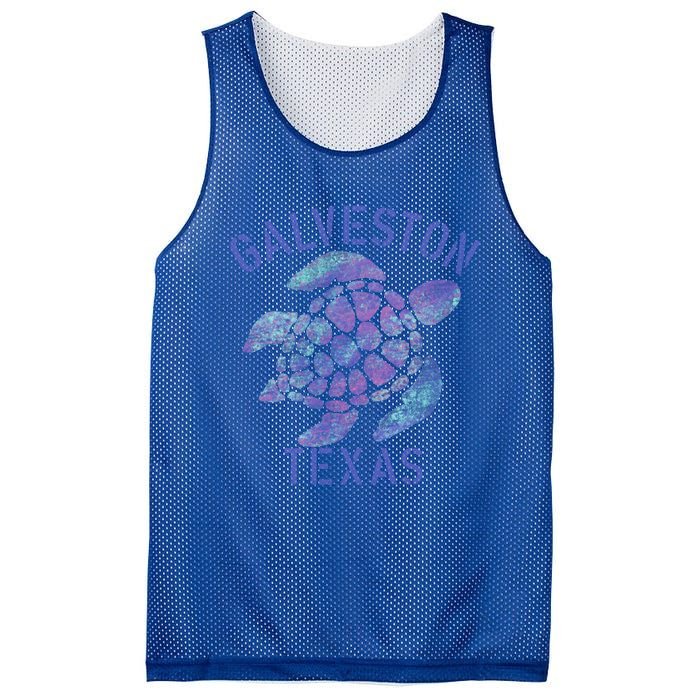 Galveston Tx Beach Design / Tribal Turtle Gift Cute Gift Mesh Reversible Basketball Jersey Tank