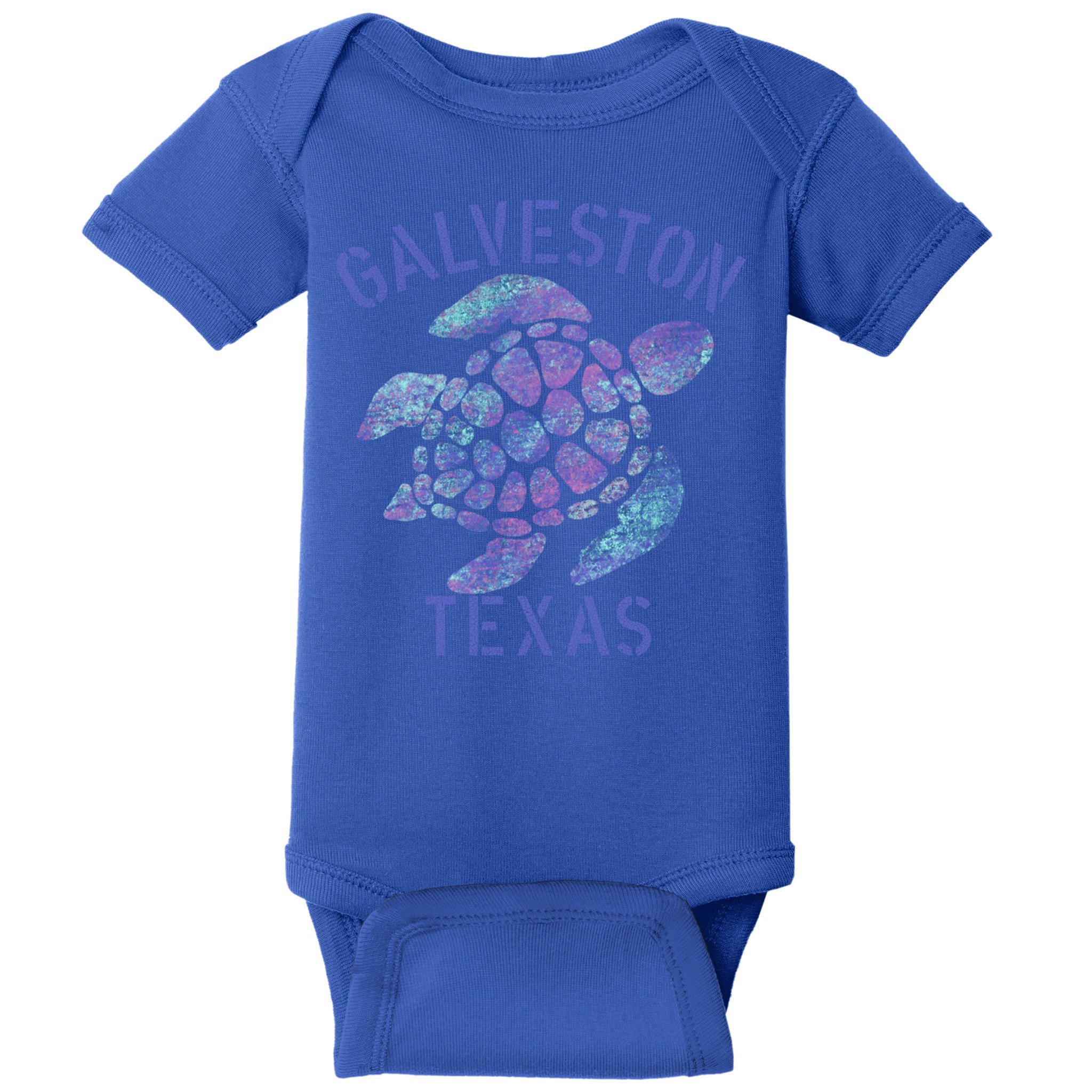 Galveston Tx Beach Design / Tribal Turtle Gift Cute Gift Baby Bodysuit