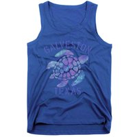 Galveston Tx Beach Design / Tribal Turtle Gift Cute Gift Tank Top