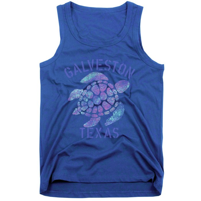 Galveston Tx Beach Design / Tribal Turtle Gift Cute Gift Tank Top