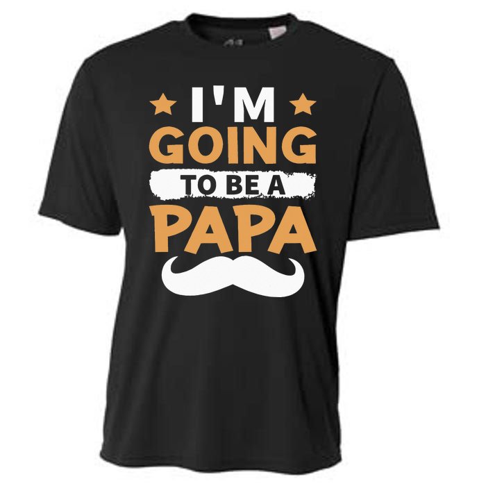 Going To Be Papa Again Soon To Be Daddy Husband Cooling Performance Crew T-Shirt