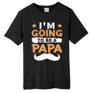 Going To Be Papa Again Soon To Be Daddy Husband Tall Fusion ChromaSoft Performance T-Shirt