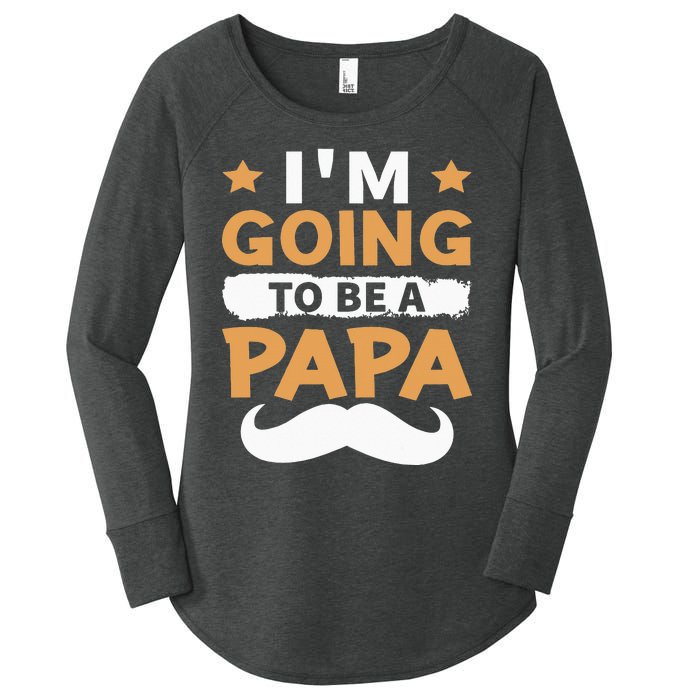 Going To Be Papa Again Soon To Be Daddy Husband Women's Perfect Tri Tunic Long Sleeve Shirt