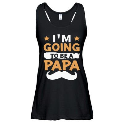 Going To Be Papa Again Soon To Be Daddy Husband Ladies Essential Flowy Tank