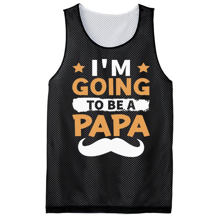 Going To Be Papa Again Soon To Be Daddy Husband Mesh Reversible Basketball Jersey Tank