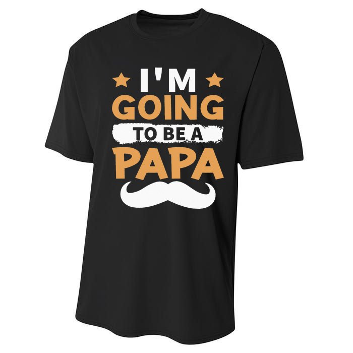 Going To Be Papa Again Soon To Be Daddy Husband Performance Sprint T-Shirt