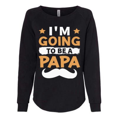 Going To Be Papa Again Soon To Be Daddy Husband Womens California Wash Sweatshirt