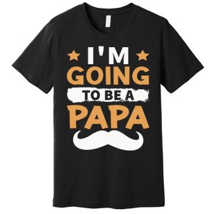 Going To Be Papa Again Soon To Be Daddy Husband Premium T-Shirt