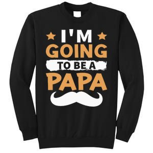 Going To Be Papa Again Soon To Be Daddy Husband Tall Sweatshirt