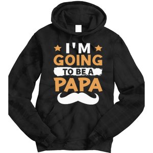 Going To Be Papa Again Soon To Be Daddy Husband Tie Dye Hoodie