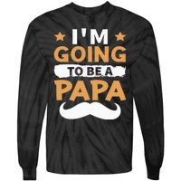 Going To Be Papa Again Soon To Be Daddy Husband Tie-Dye Long Sleeve Shirt