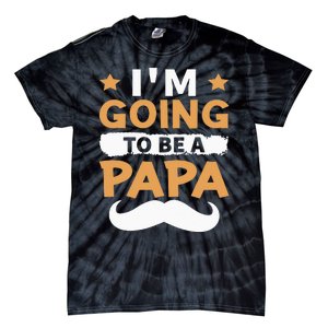 Going To Be Papa Again Soon To Be Daddy Husband Tie-Dye T-Shirt