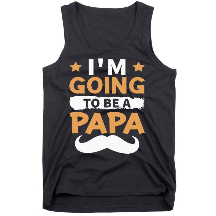 Going To Be Papa Again Soon To Be Daddy Husband Tank Top